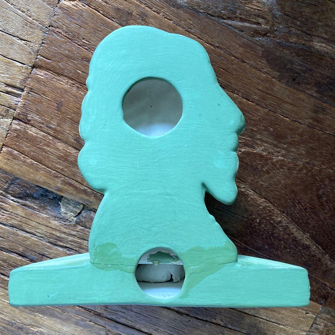 60s ヴィンテージ　ブックエンド　フロイト　エロ　ヌード　セラミック　ヒッピー