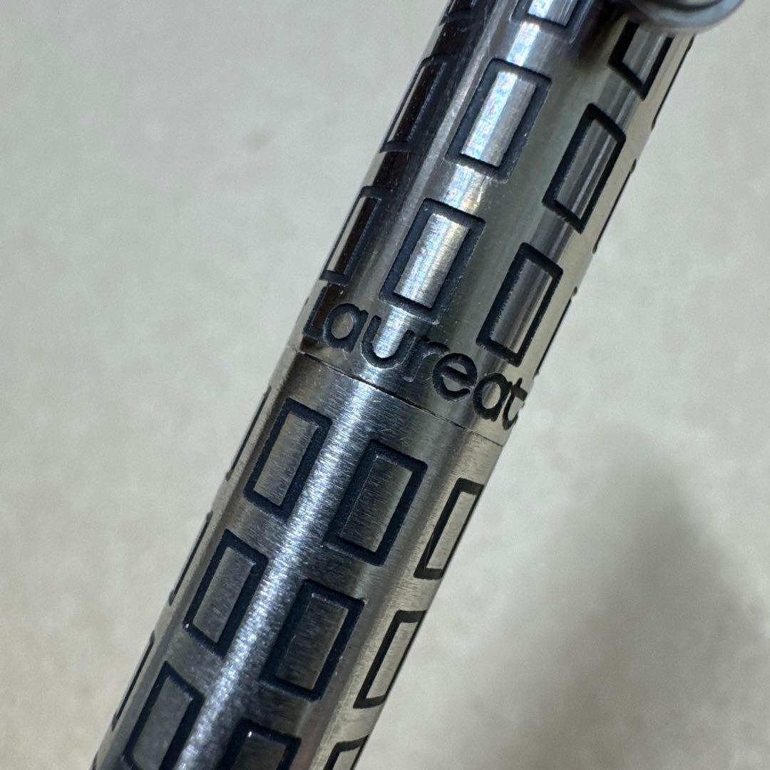 珍品 廃盤 PILOT パイロット ローリート ボールペン 水性 格子 蝕刻