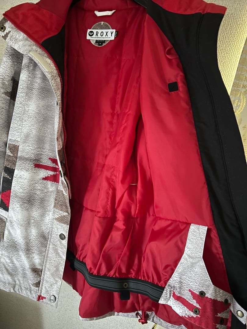 ロキシー　スノーボードウェアMホワイト系
