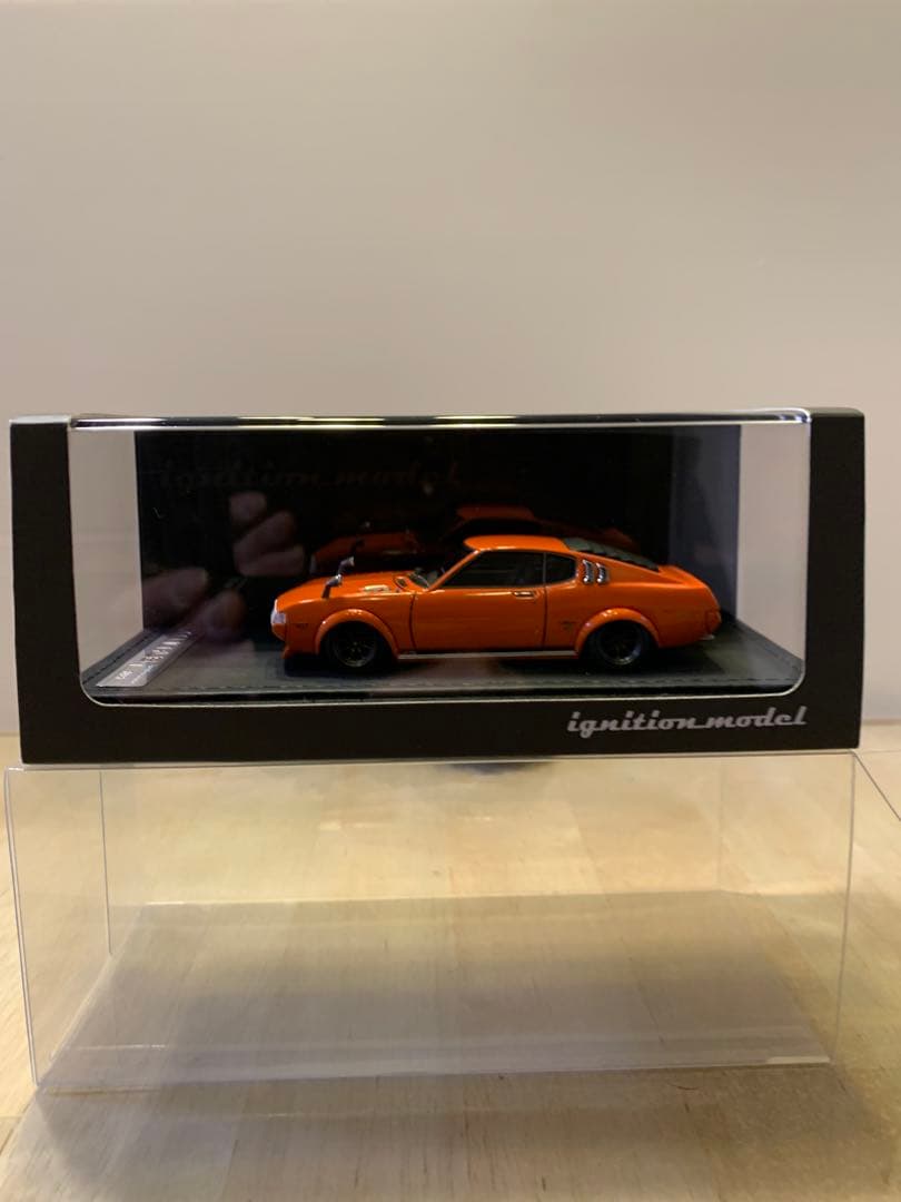 イグニッションモデル　1/43 セリカ　2000GT LB RA25 オレンジ
