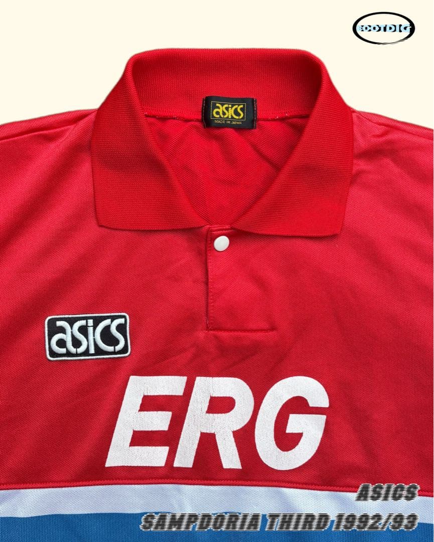 90s サンプドリア サードユニフォーム サッカー　ゲームシャツ