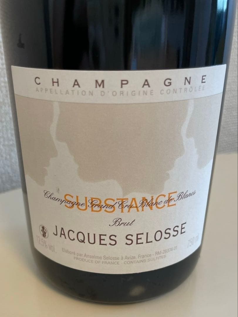 ジャックセロス シュブスタンス グランクリュ シャンパーニュ