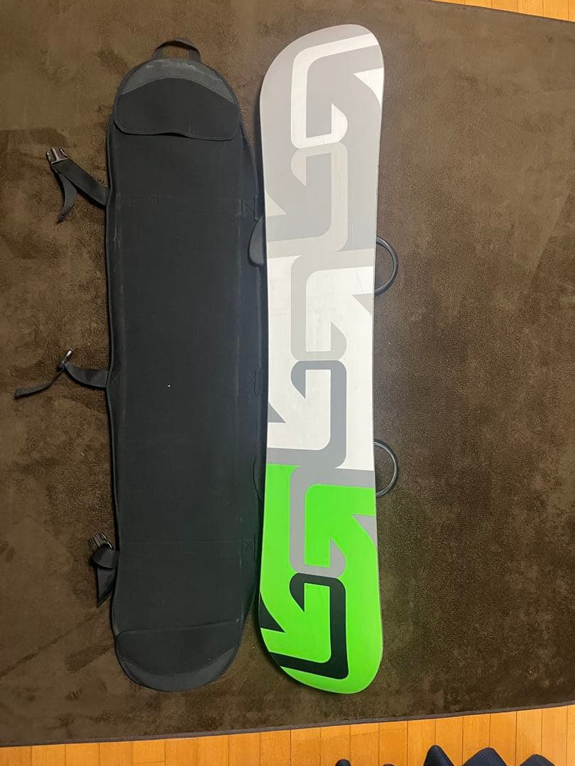 スノーボード ビィンディング付き