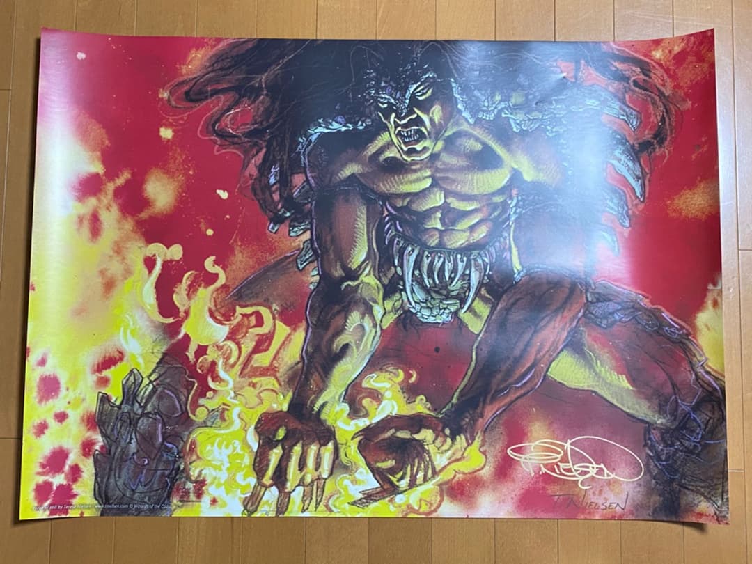 【未使用】mtg force of will 意志の力　リトグラフ