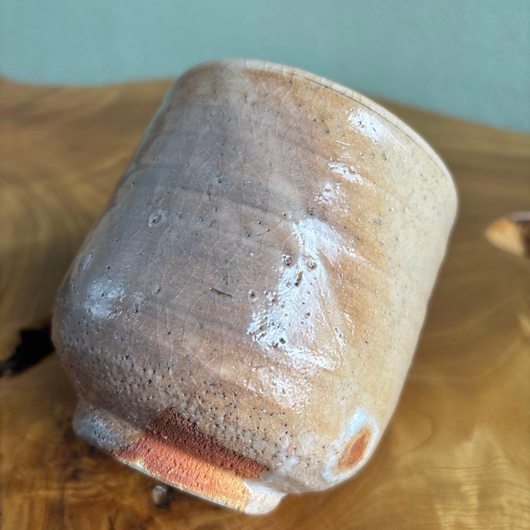 朝倉窯 筒茶碗 山内達雄作 抹茶碗 茶道具 共箱