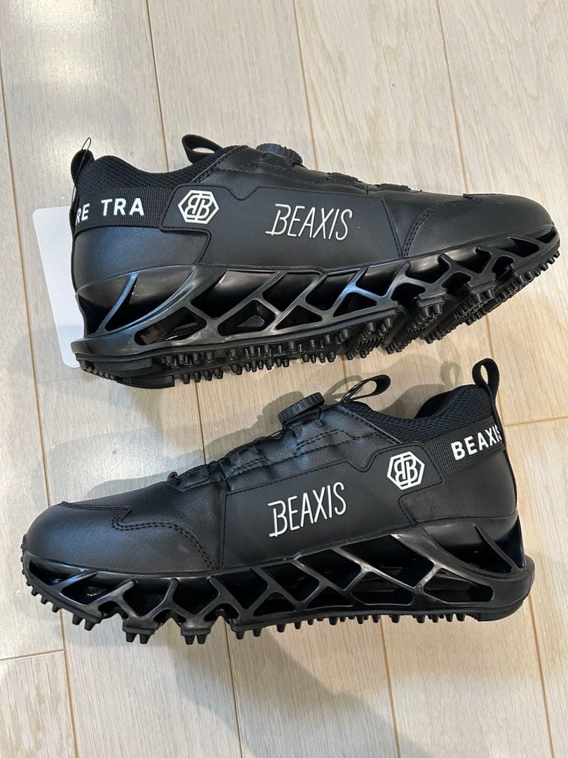 値下げしました⭐︎BEAXISバランスコアターフ・ゴルフシューズ新品ブラック25⭐︎
