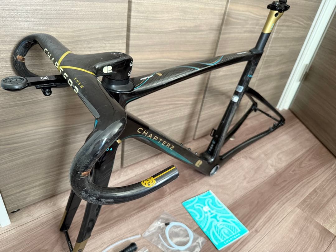 チャプター2 TOA ブラック ゴールド フレームセット　S 専用ハンドル付き