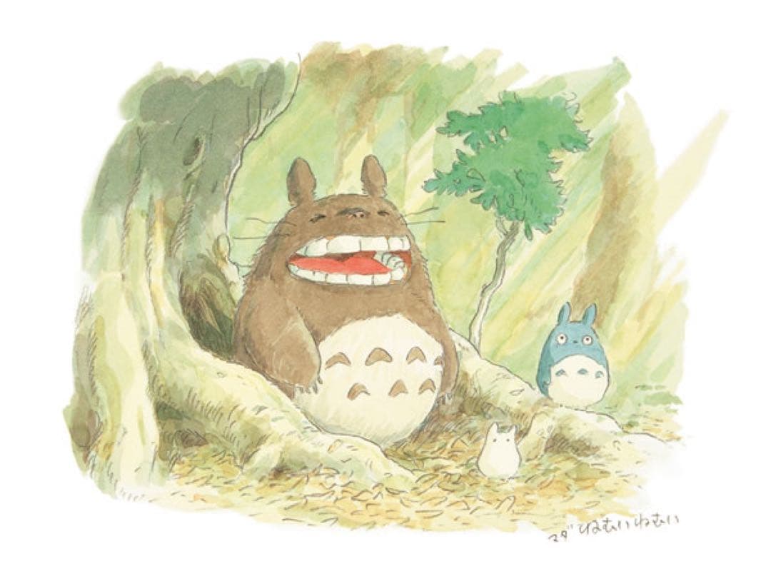 スタジオジブリ　グリーティングカード 水彩画シリーズ　全12種