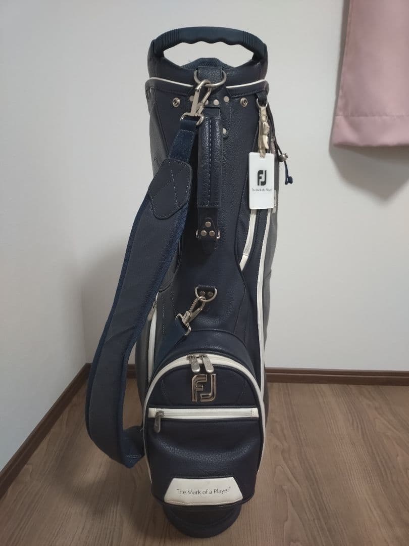 FJ フットジョイ　ネイビー キャディバッグ