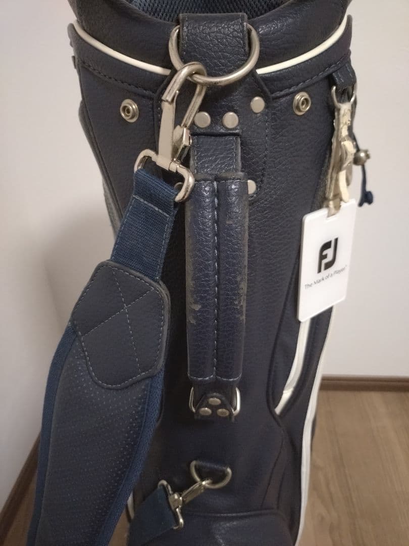 FJ フットジョイ　ネイビー キャディバッグ