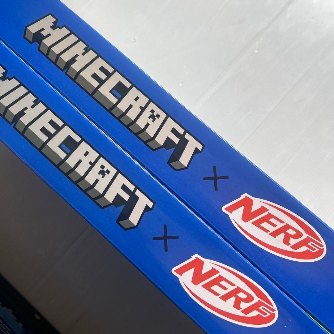 新品2箱⭐️x'masお誕生日兄弟マインクラフト　エンダーマン　ナーフ銃おもちゃ