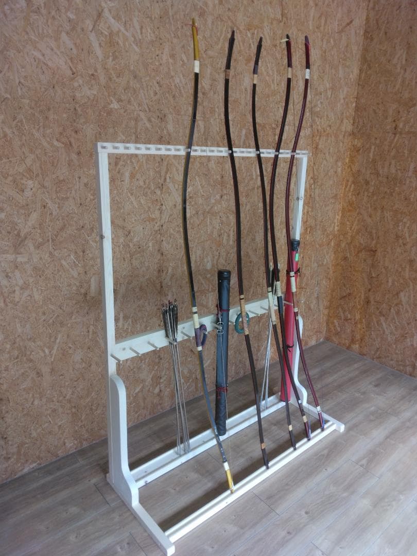 弓道　木製弓立て　26張り