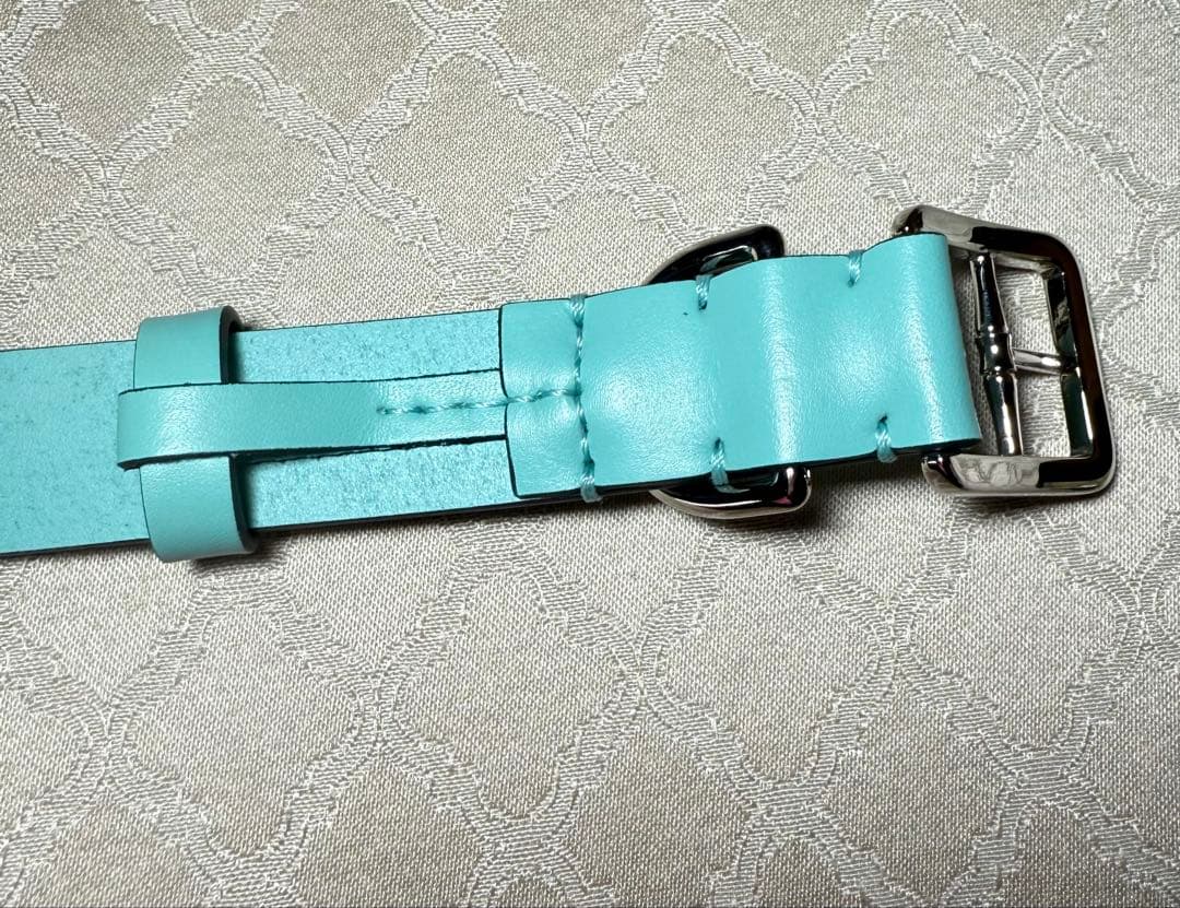 Tiffany & Co. ティファニーブルー レザー首輪