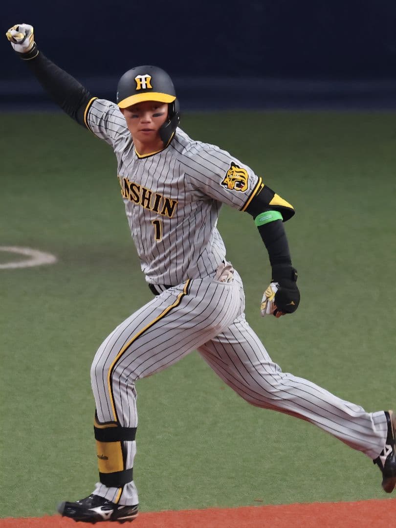 ま*]様 森下翔太1★阪神タイガース・2023年ビジターユニフォーム・Lサイズ★