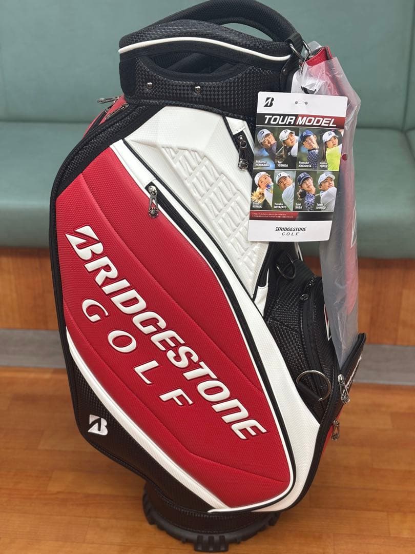 新作 BRIDGESTONE ツアーモデル キャディバッグ CB2501