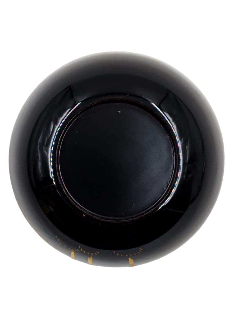 大徳寺 玉林院【森洞雲 書付】【紫野松華堂作】『竹蒔絵 中棗』在花押 共箱 外箱