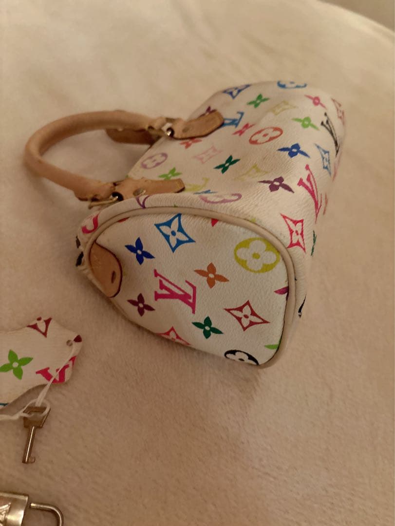 ノベルティLouis Vuitton マルチカラーミニスピーディショルダーバッグ