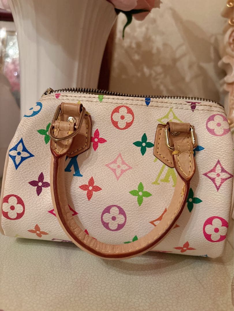 ノベルティLouis Vuitton マルチカラーミニスピーディショルダーバッグ