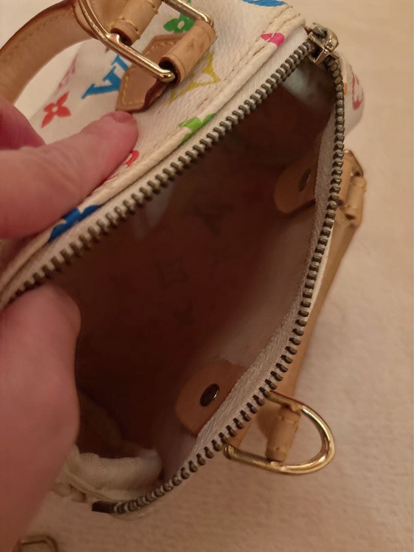 ノベルティLouis Vuitton マルチカラーミニスピーディショルダーバッグ