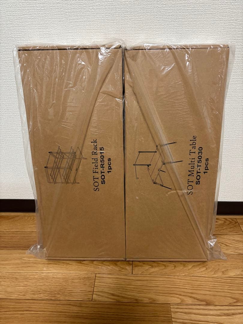 【新品 未開封】ハングアウト フィールドラック & ソロマルチテーブルのセット