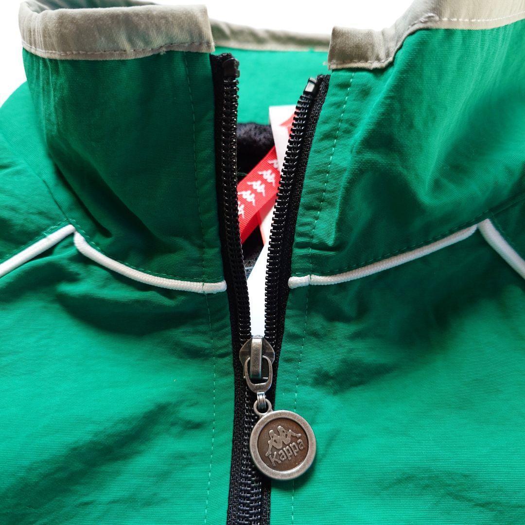 ☘️新品 カッパ Kappa トラックジャケット ナイロンブルゾン グリーン L
