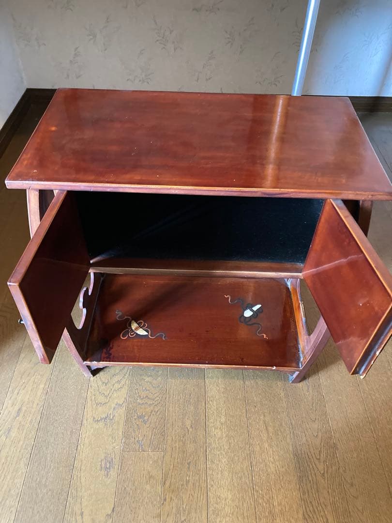 木製　座卓 伝統　和風デザイン　アンティーク　ミニ　机