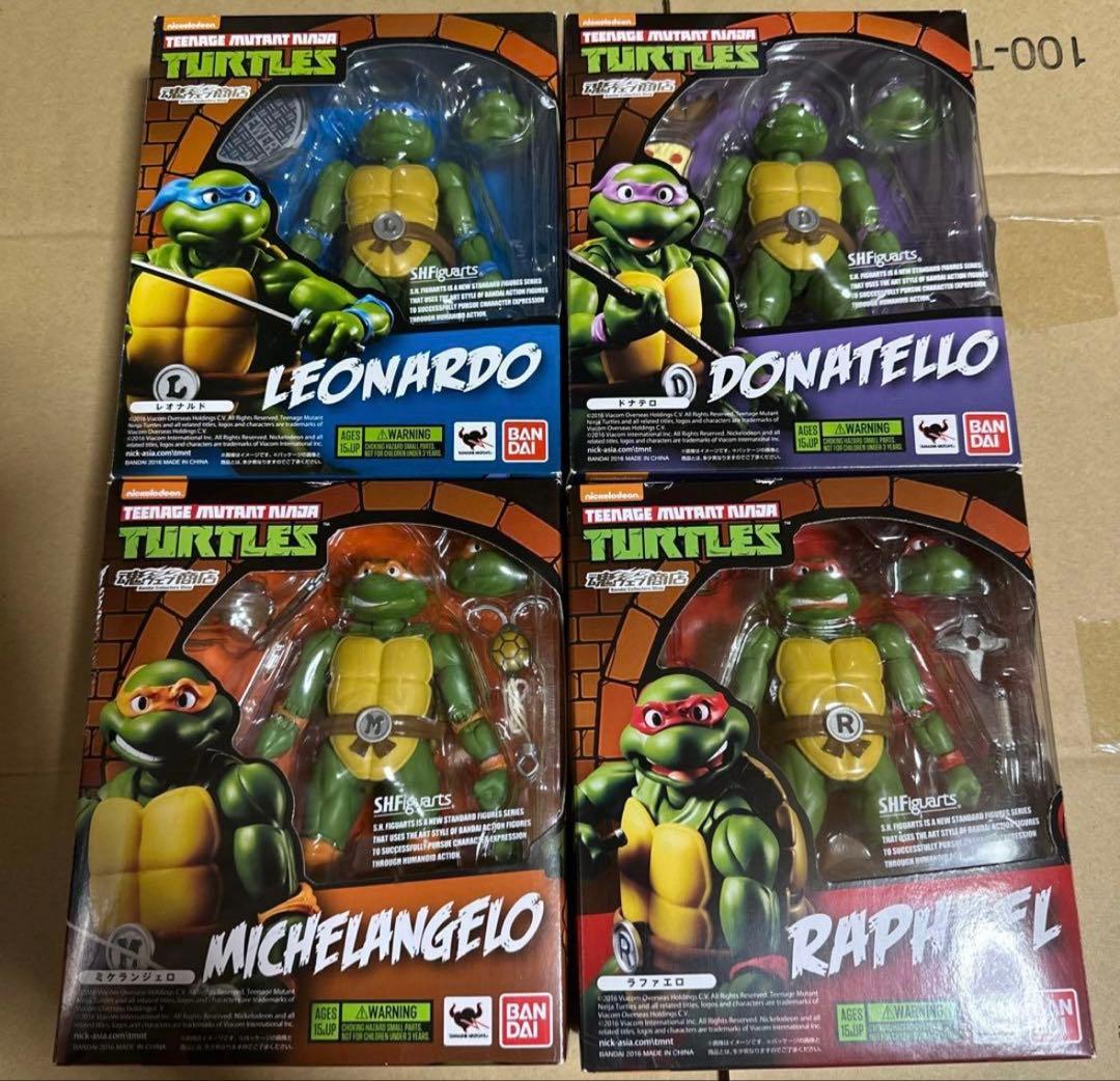 S.H.Figuarts タートルズ　全セット