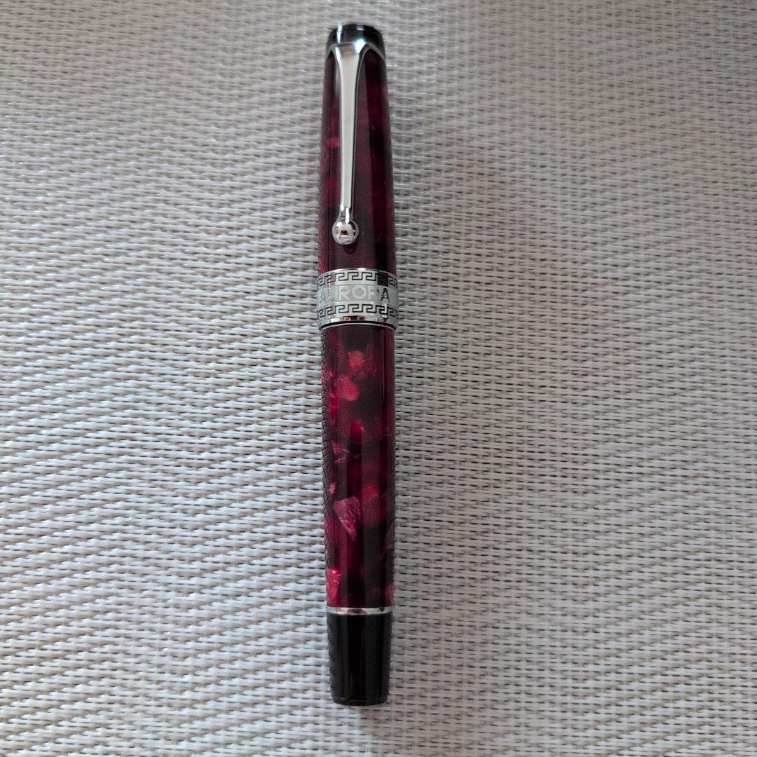 【新品未使用】AURORA オプティマバーガンディ 万年筆 14Kゴールド