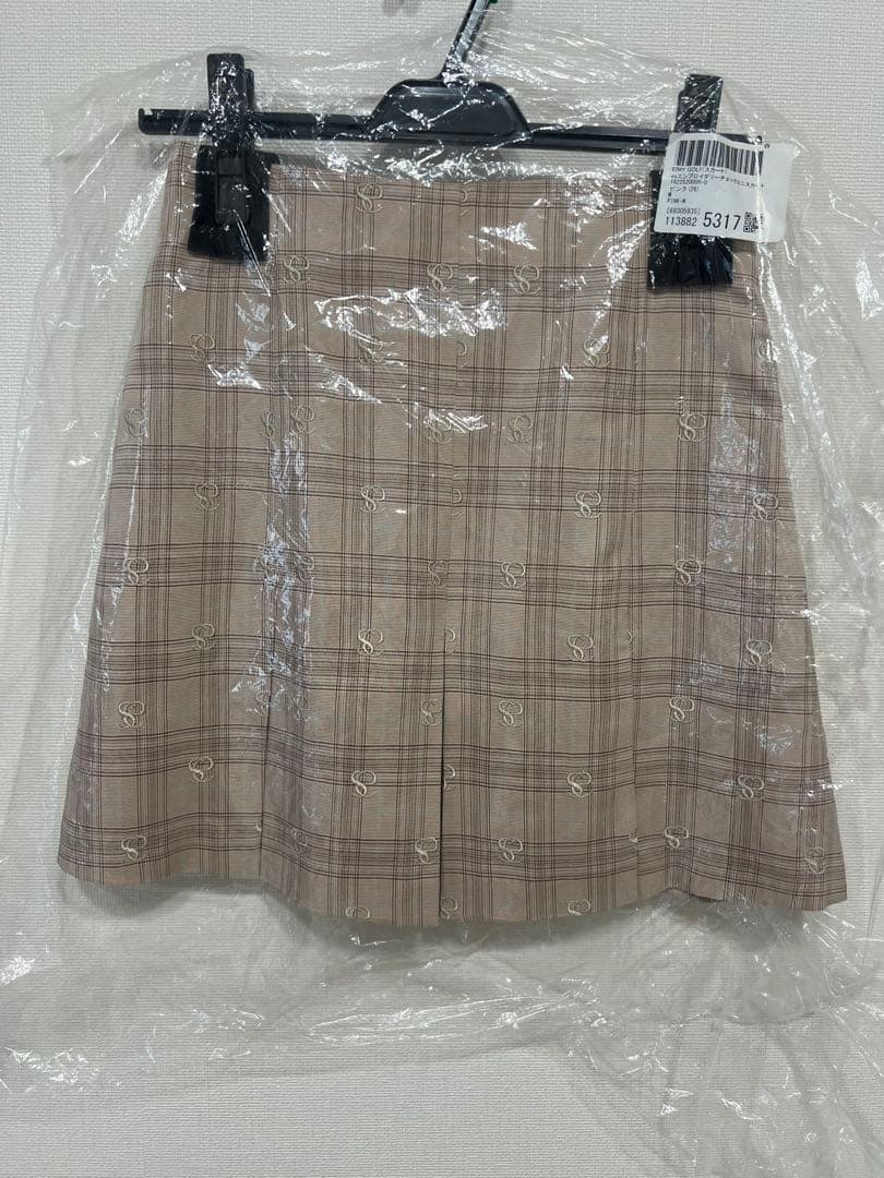 再値下げ【eimy golf】新品✨チェックミニスカート