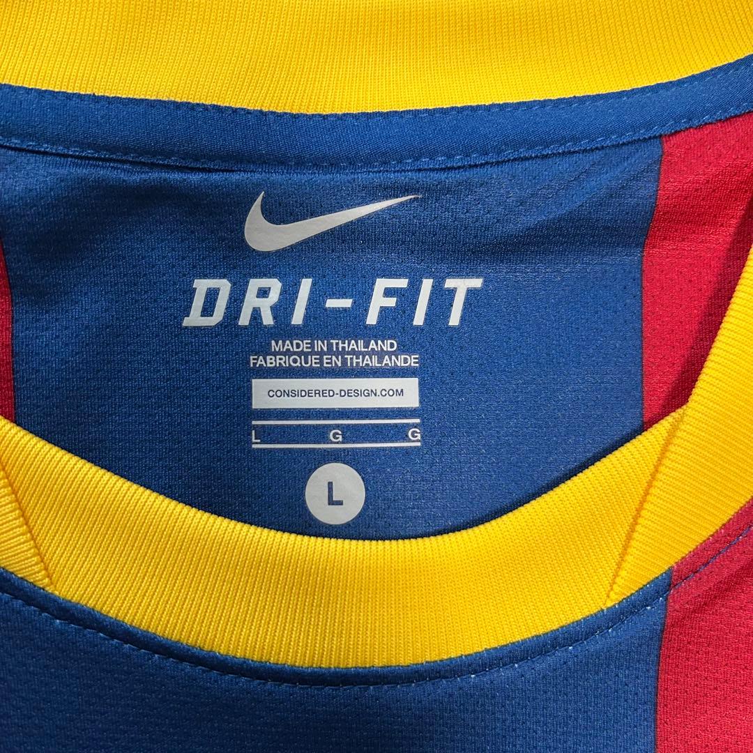 美品　FCバルセロナ　10-11ユニフォーム　メッシ　L
