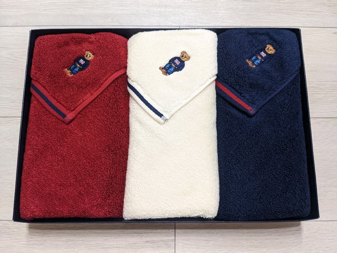 ラルフローレン　ハンドタオル　3枚