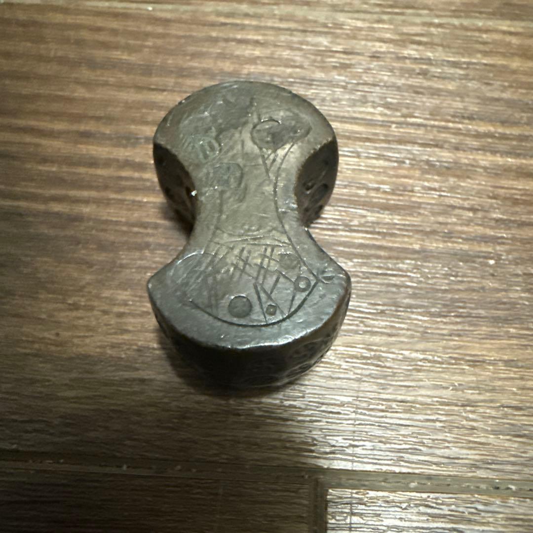 江戸時代 後藤分銅四両 両替商 天秤の錘 骨董品古美術 アンティーク74g