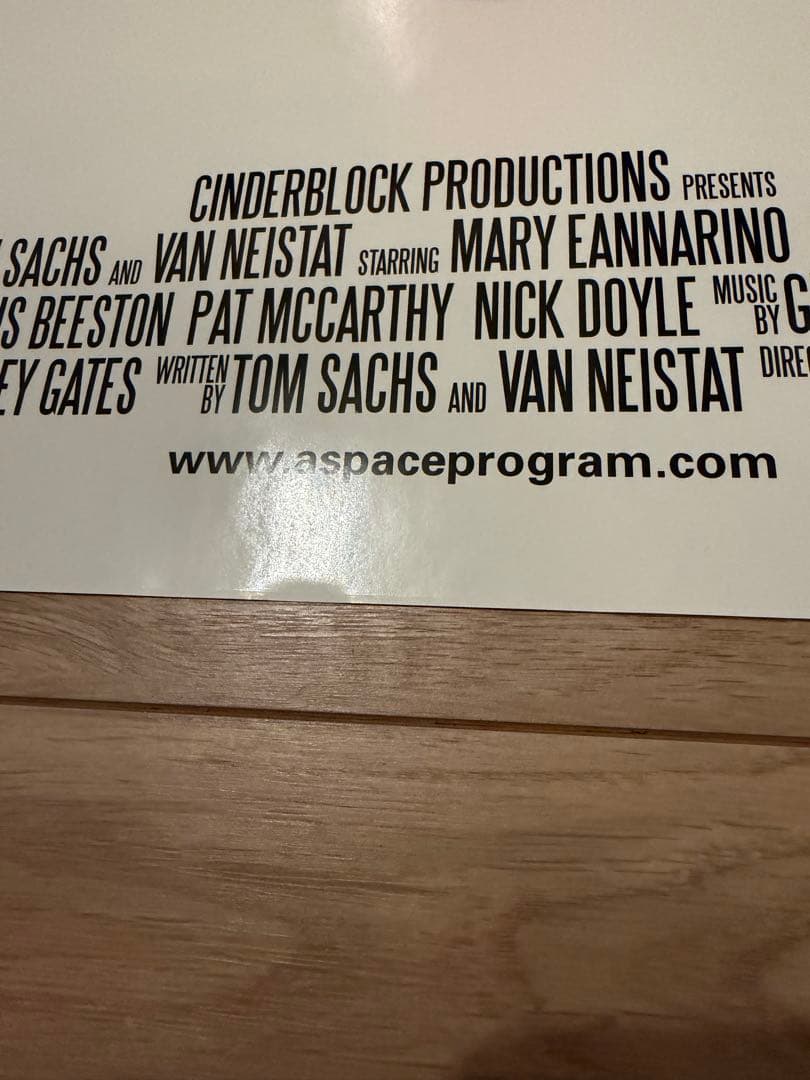 TOM SACHS トムサックス　ポスター