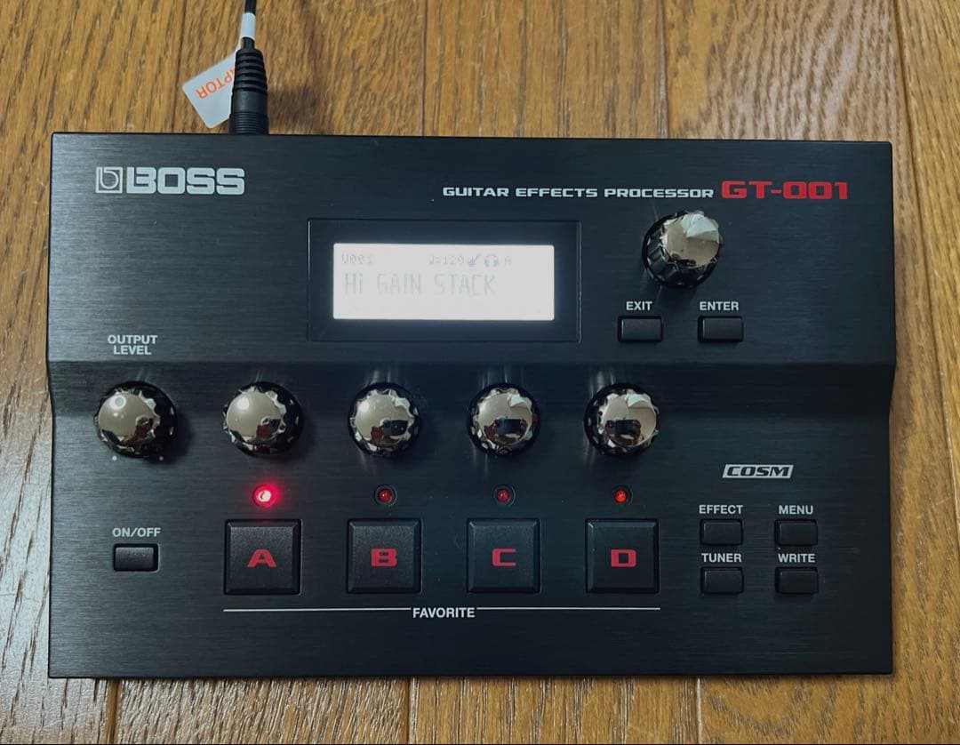 ギター BOSS Guitar Effects Processor GT-001