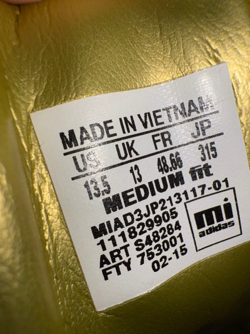 【新品未使用】希少 mi adidas 11pro FG 31.5cm カスタム
