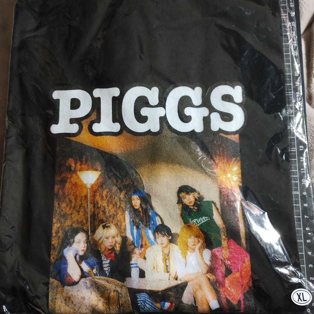 piggs 余すことない全霊で PHOTO Tシャツ XL