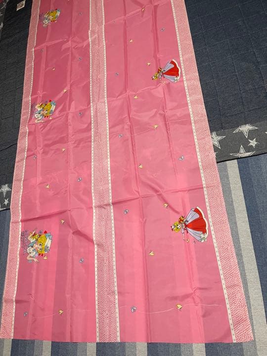 未使用　ハニーハニーのすてきな冒険　当時物　ナイロンシート　テーブルクロス