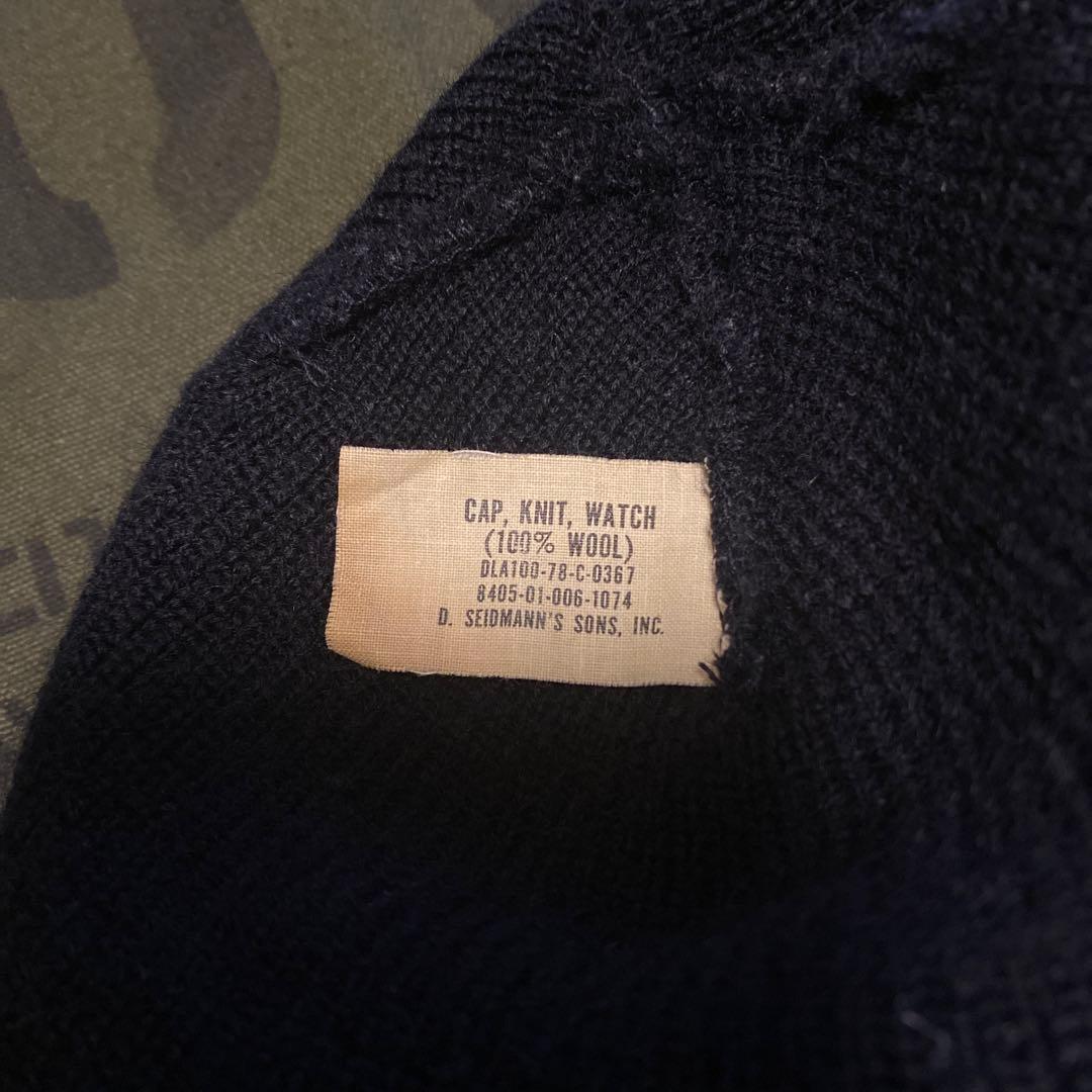 米軍　CAP,KNIT,WATCH ニットキャップ　ワッチキャップ　70年代