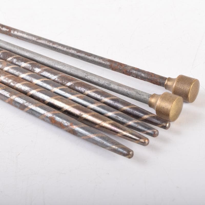 茶道具　古鉄古銅　火箸　まとめて　七組　C　6991