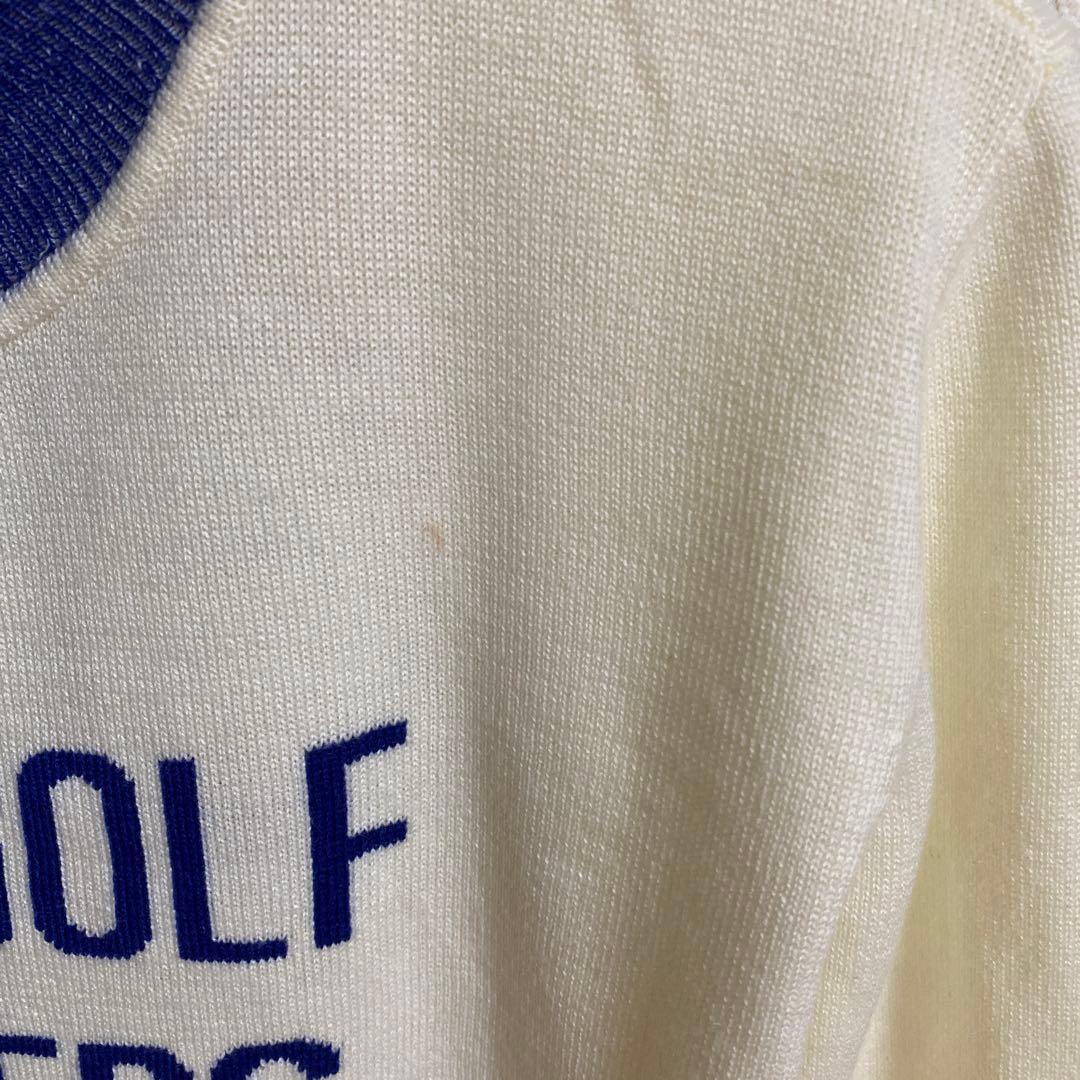 新品タグ付　　デサントゴルフ　ニット　L