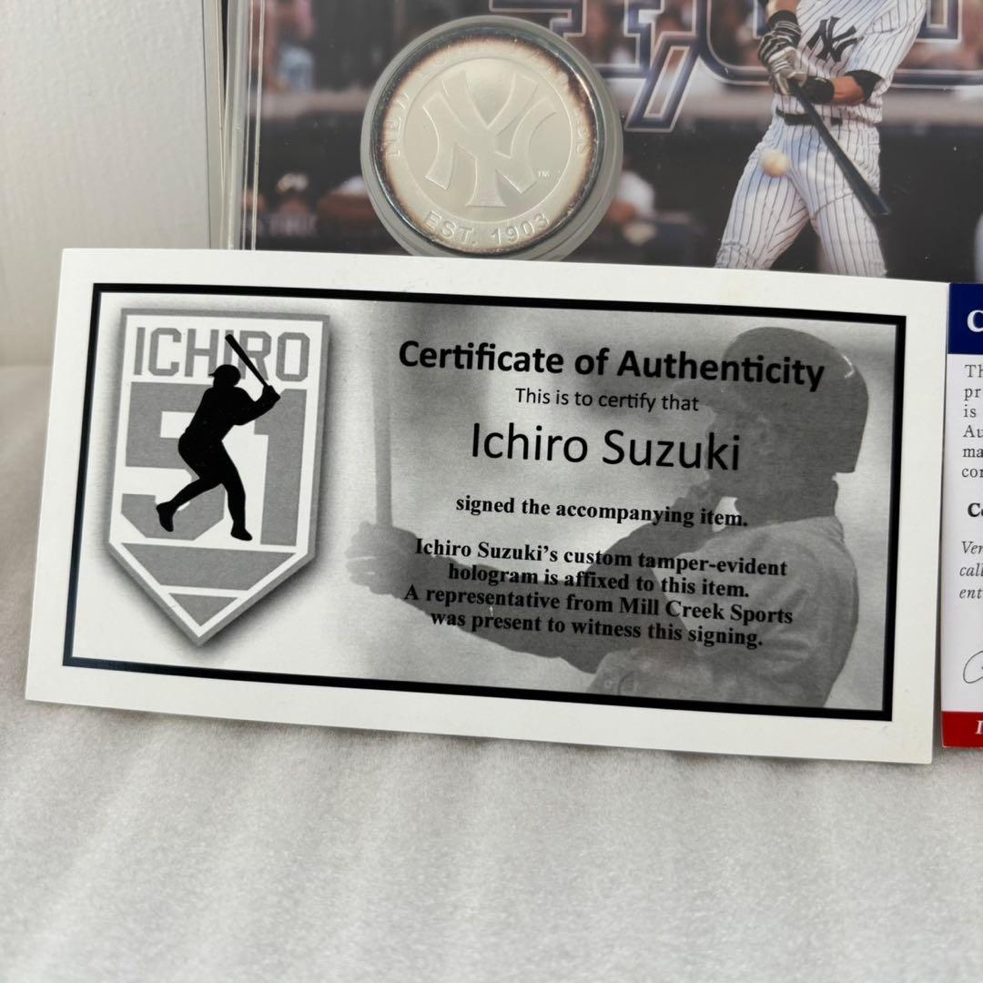 【希少】イチロー＆フレッドリン MLB史上 新人王＆MVP同時受賞者 直筆サイン