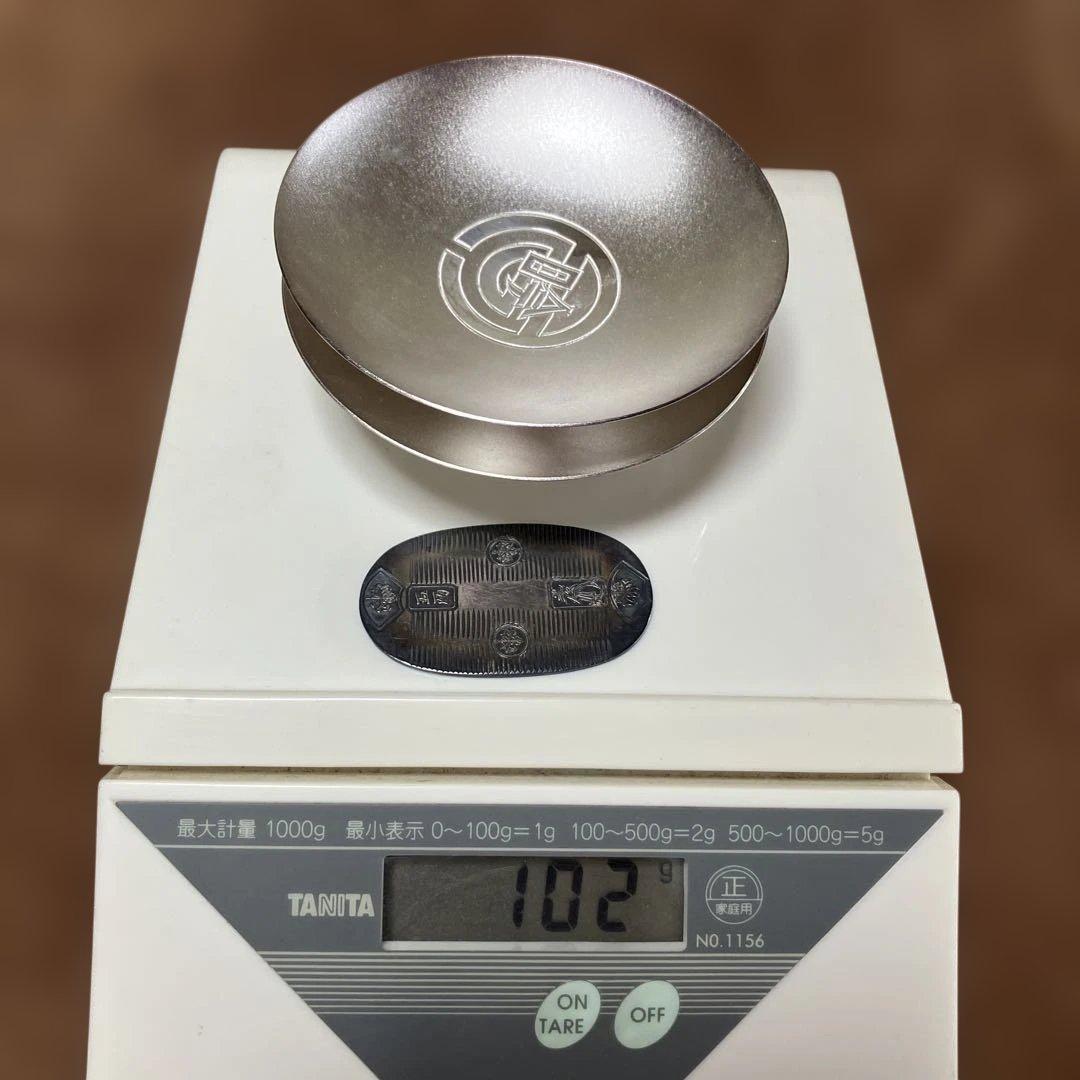 純銀　銀盃　小判　純銀刻印有り　まとめて102g コレクション