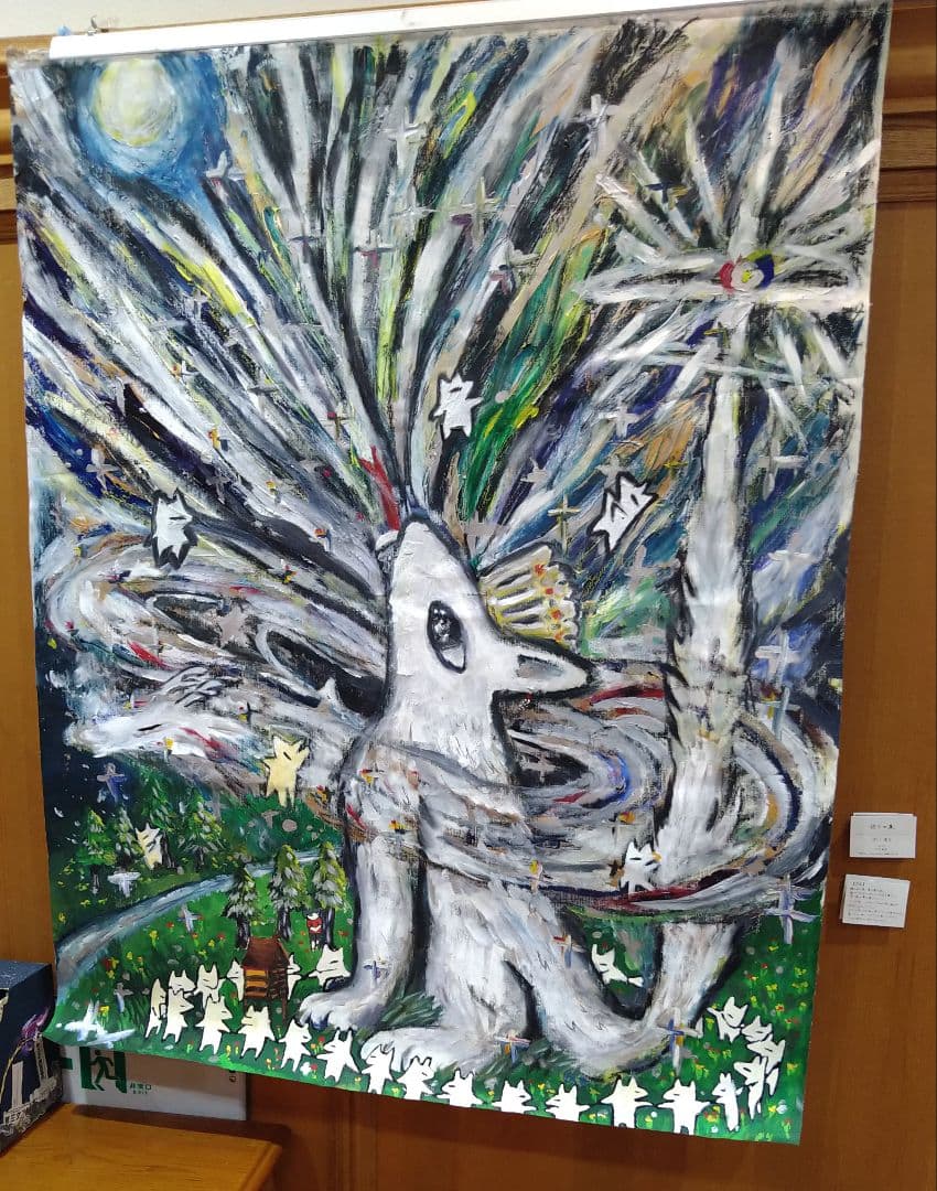 『祀りの集』浜川晴名/絵画、アート、50号、 真作、原画