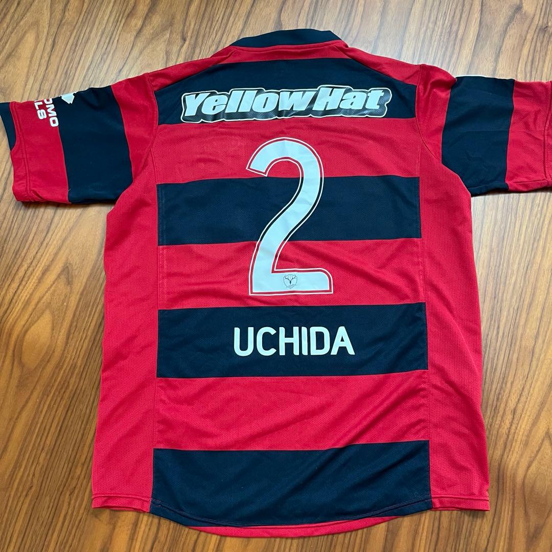 鹿島アントラーズ　ユニフォーム　内田篤人選手　背番号2 サイン入り　2008