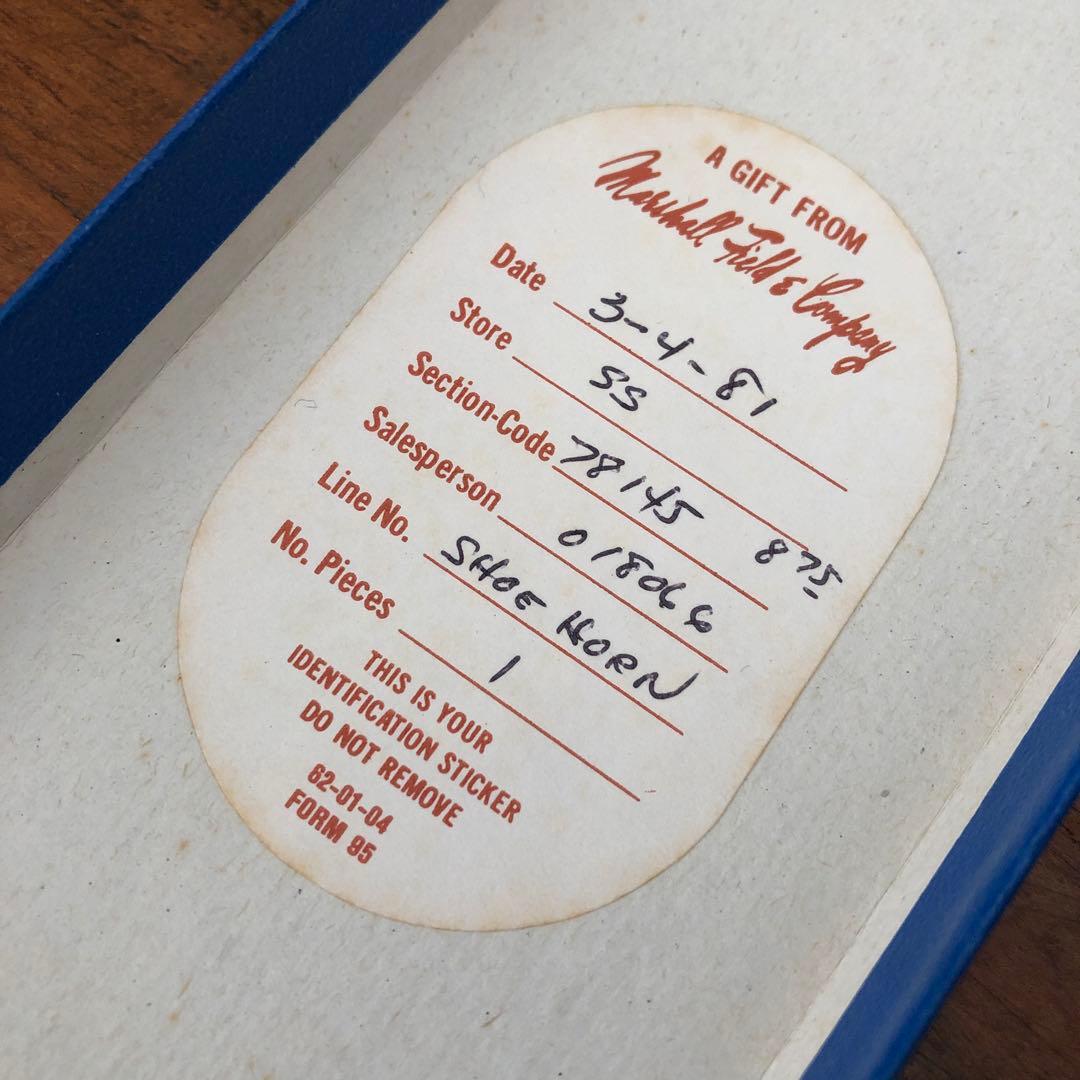 WALLACE SILVERSMITHS シューホーン　シルバープレート　銀仕上