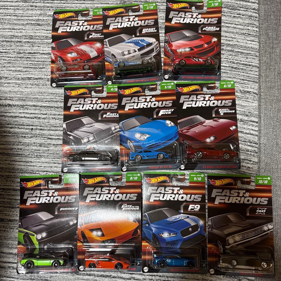 FAST & FURIOUS ミニカー 10台セット