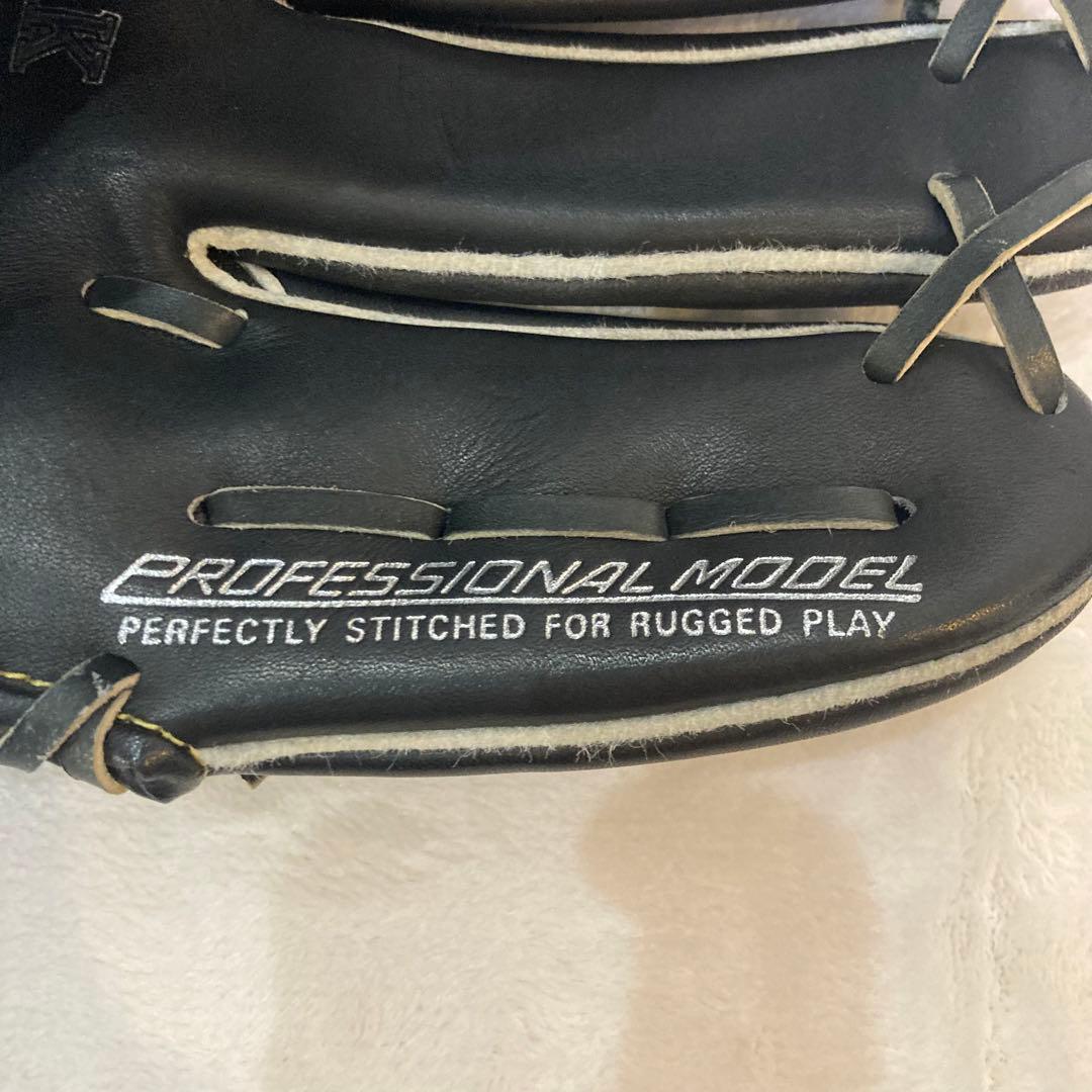 【美品】旧ロゴ ミズノMizuno 軟式 グローブ 右投げ LITE FLEX