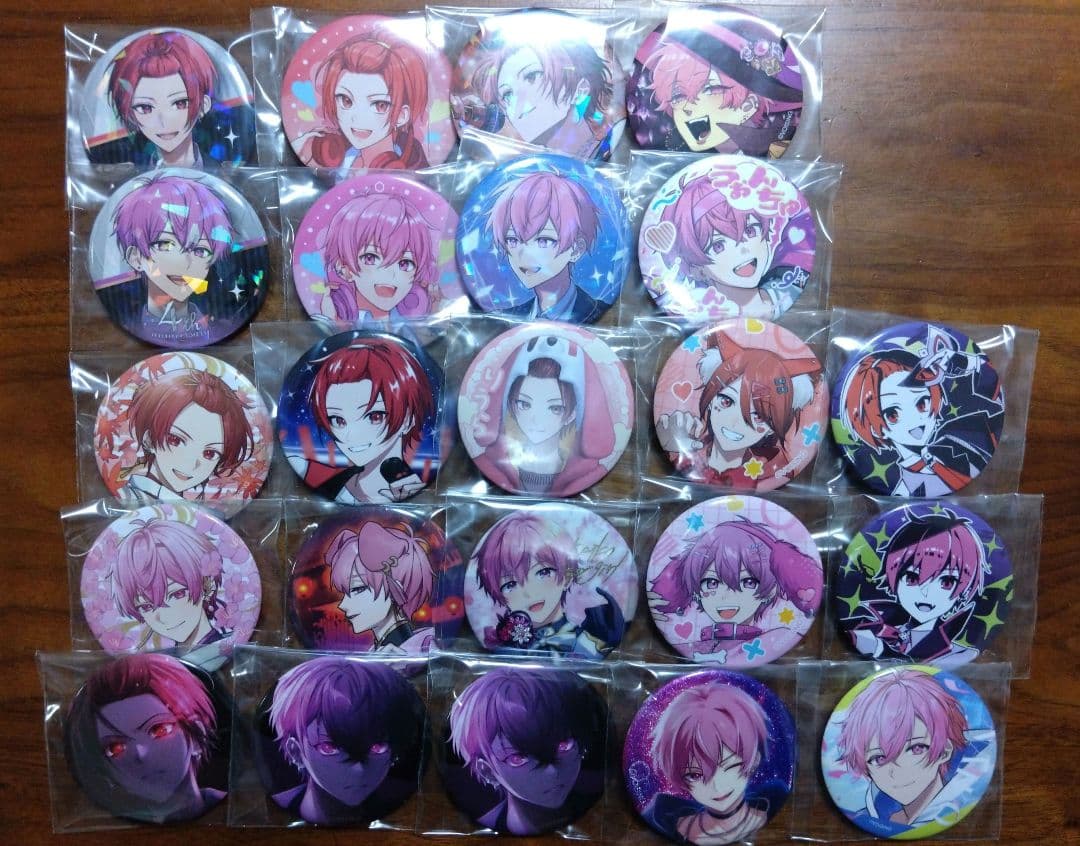 いれいす　缶バッジ　りうら　ないこ