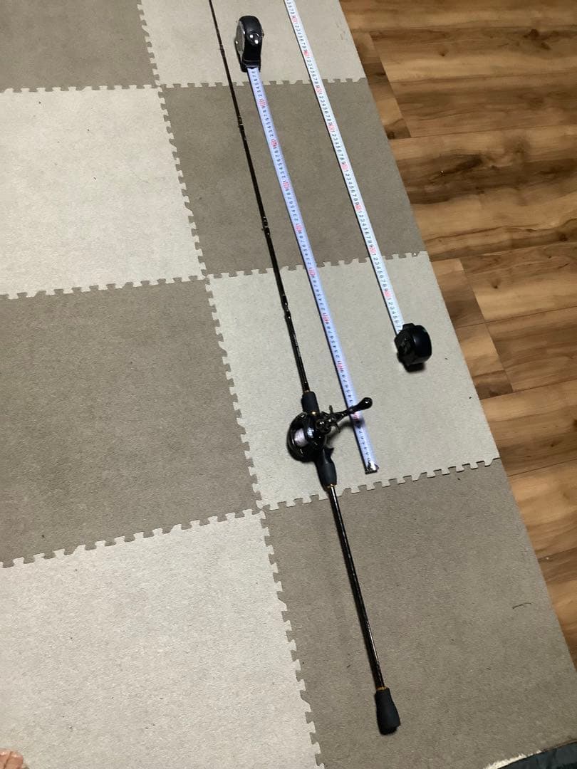 ダイワ　シマノ　CRUZY ベイトリール ロッド付き 約2.1m 竿とリール