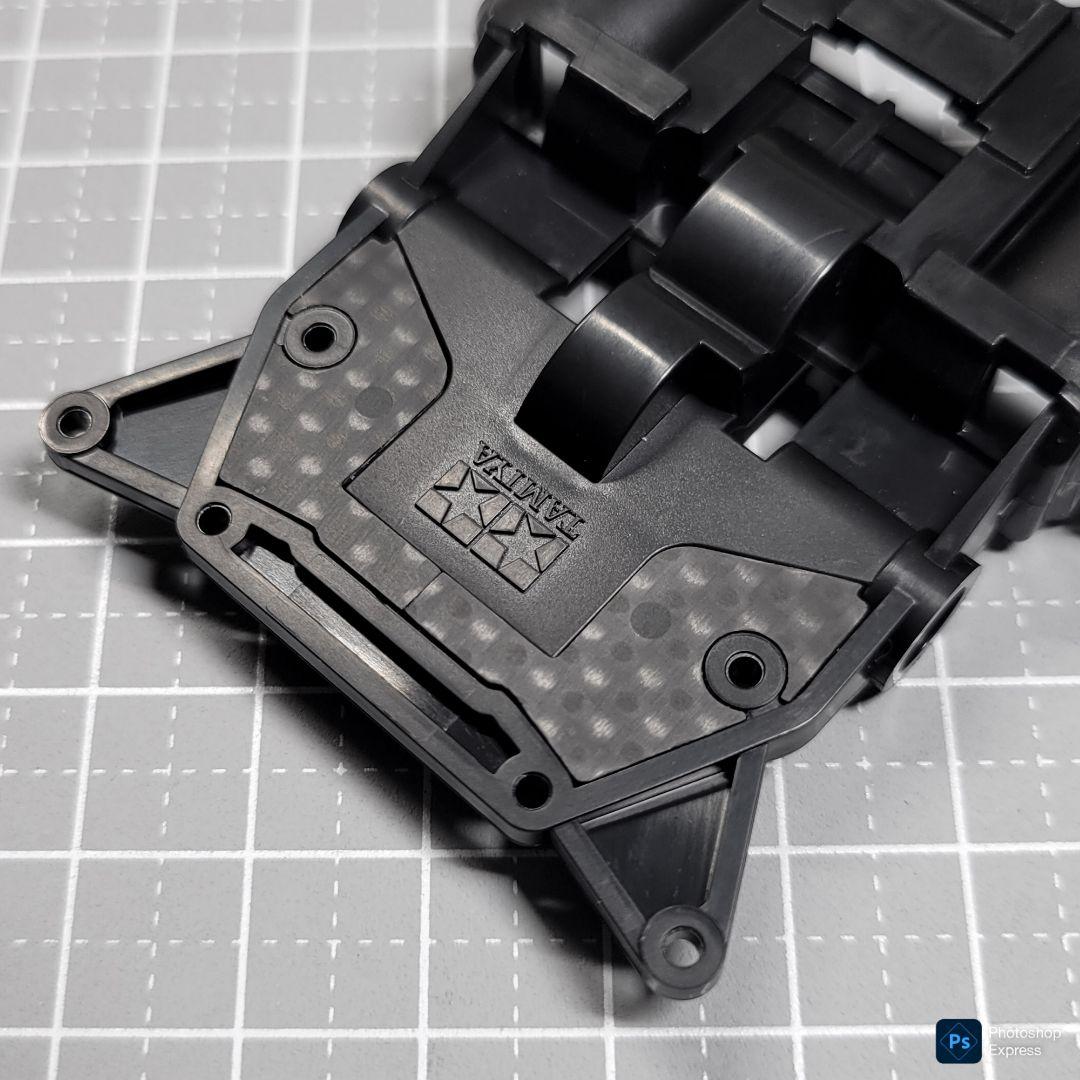 【CNC立体加工】 MEシャーシ フロント補強 カーボンパーツ ME-Fix4